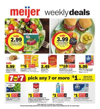 Meijer Flyer - 04/20/2025 - 04/26/2025.