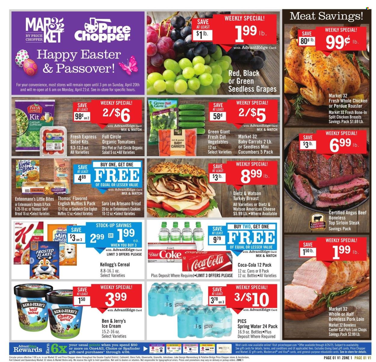 Price Chopper ad - 04/20/2025 - 04/26/2025. Page 1