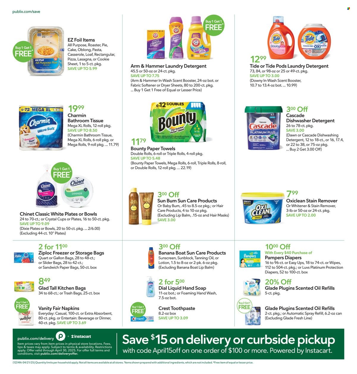 Publix ad - 04/21/2025 - 04/23/2025. Page 12