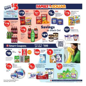 Family Dollar Flyer - 04/21/2025 - 04/26/2025.