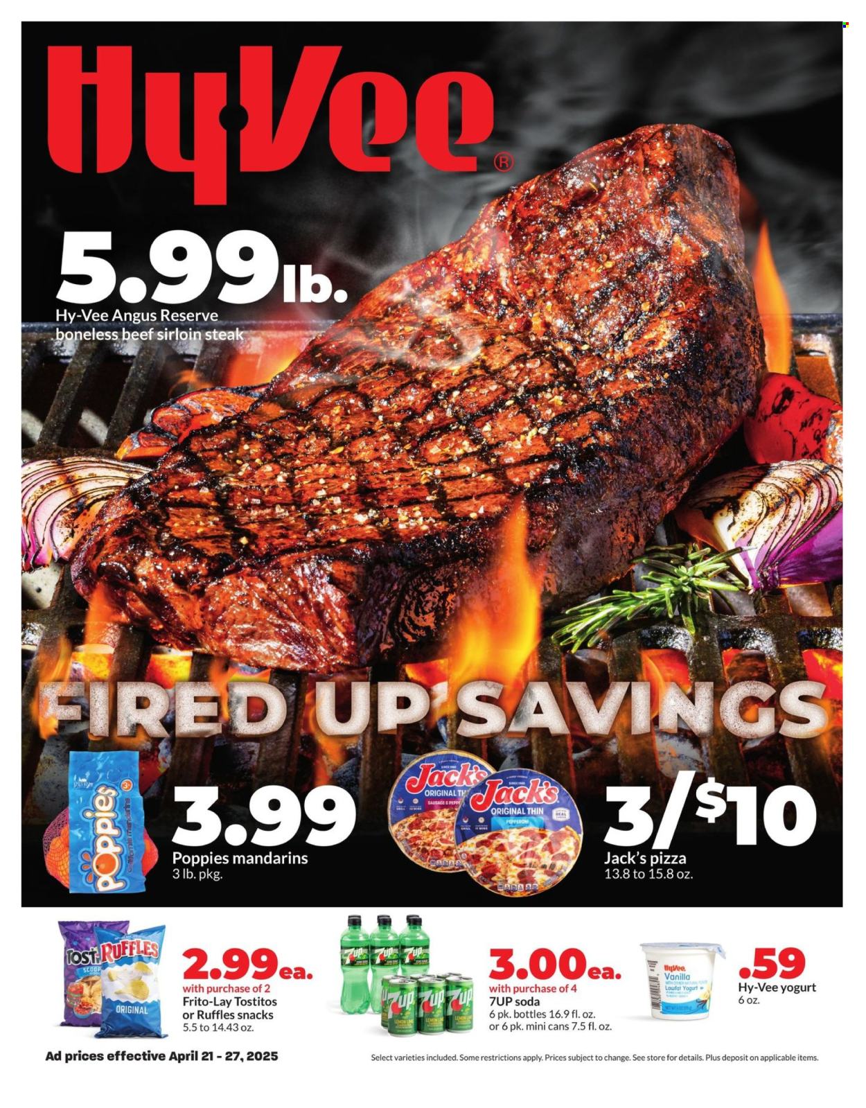 Hy-Vee ad - 04/21/2025 - 04/27/2025. Page 1