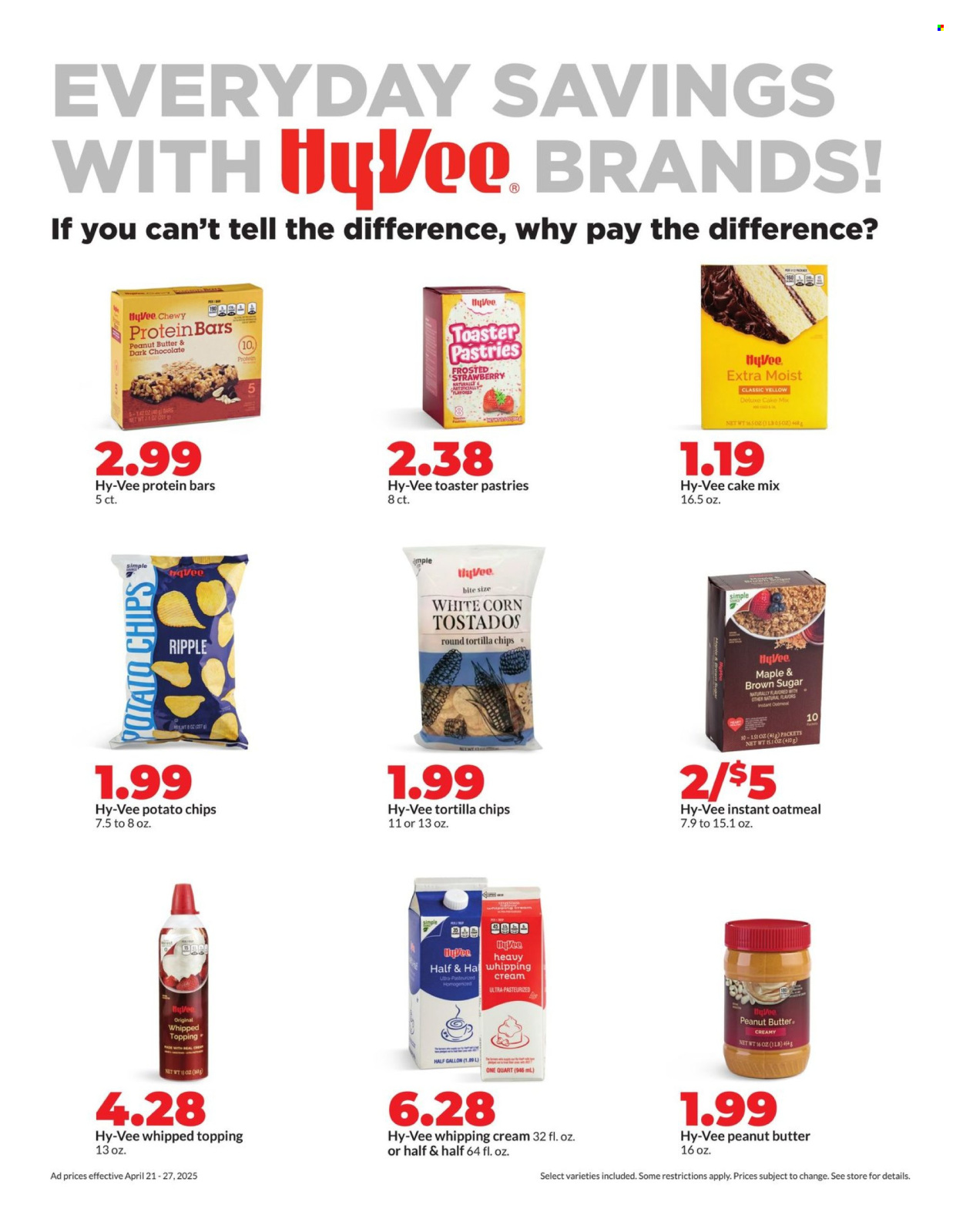Hy-Vee ad - 04/21/2025 - 04/27/2025. Page 15