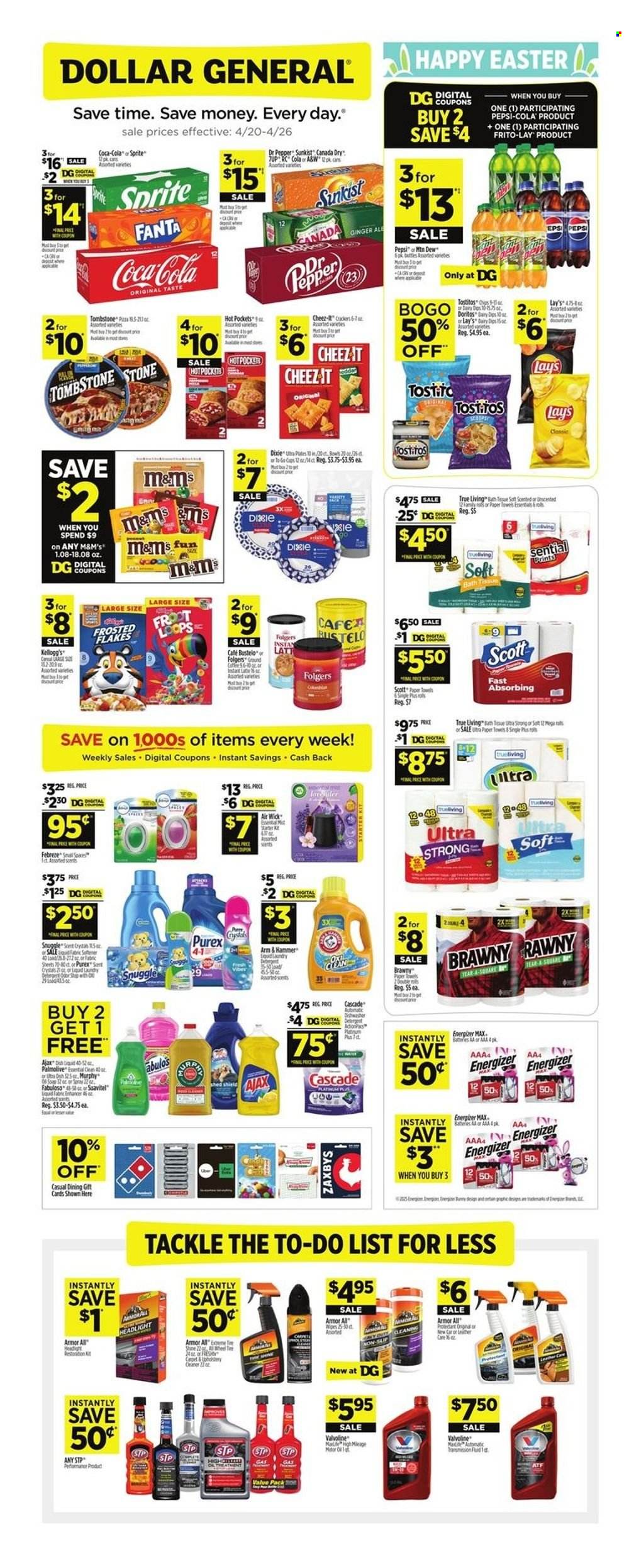 Dollar General ad - 04/20/2025 - 04/26/2025. Page 1