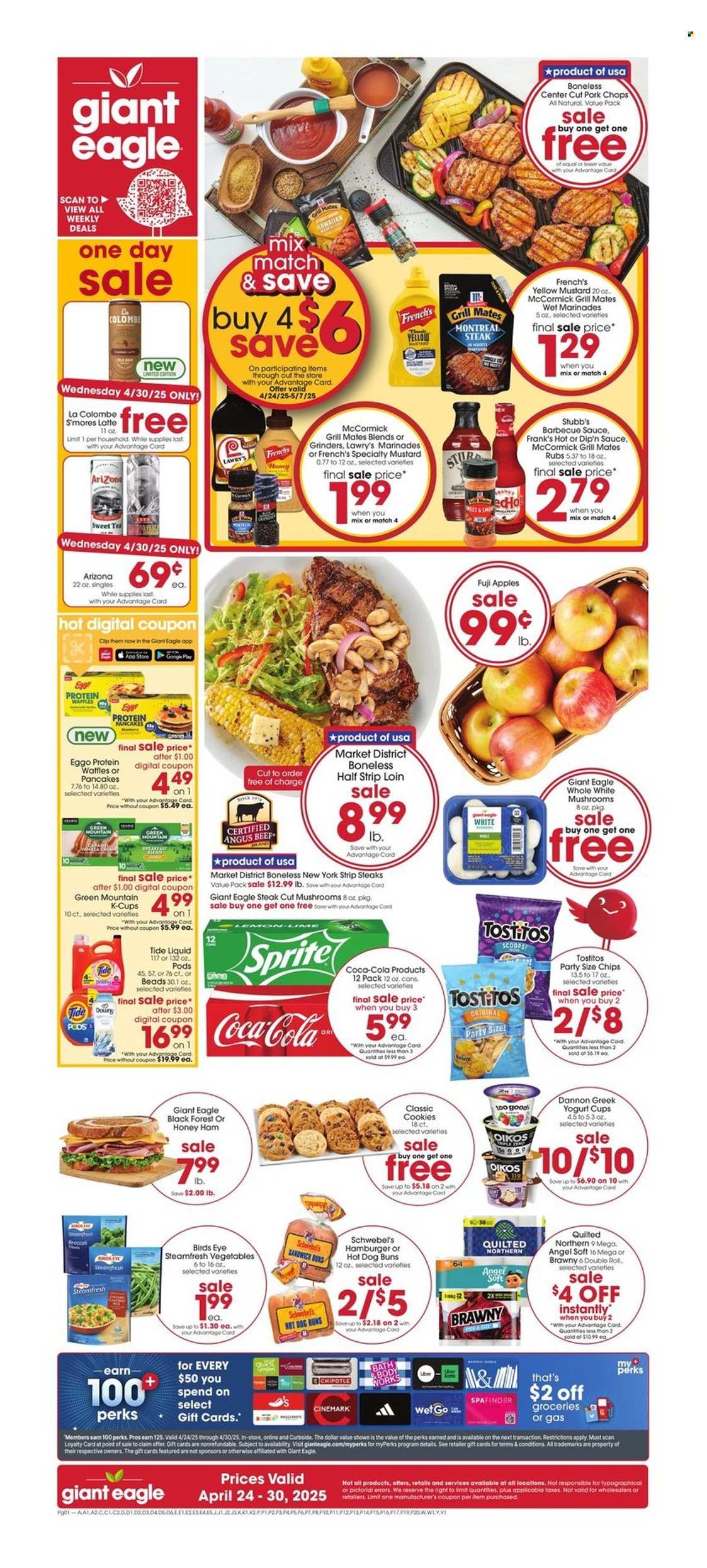 Giant Eagle ad - 04/24/2025 - 04/30/2025. Page 1