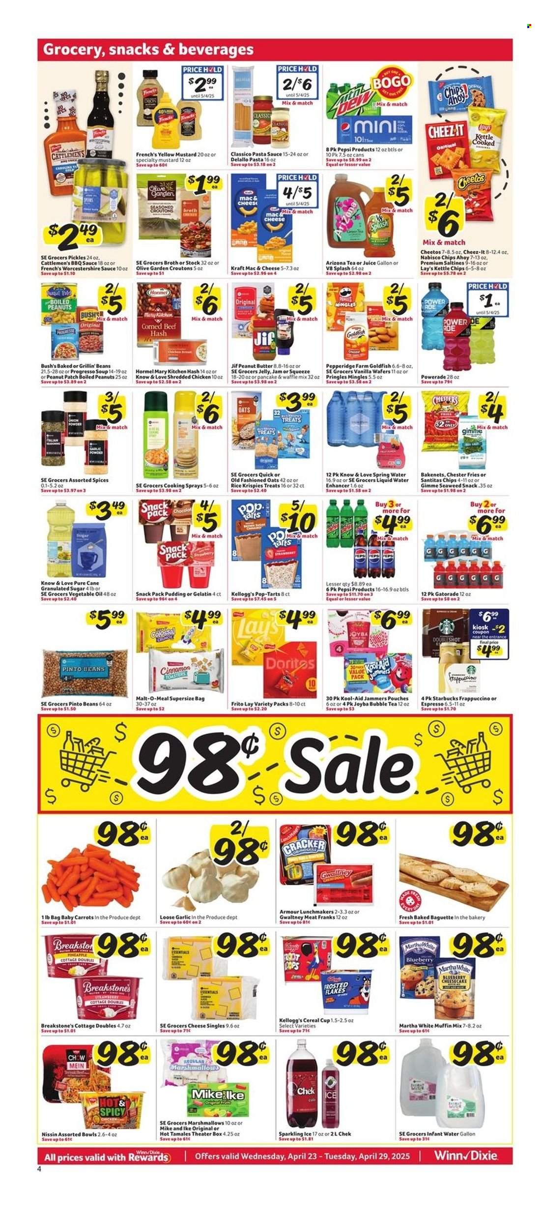 Winn Dixie ad - 04/23/2025 - 04/29/2025. Page 4