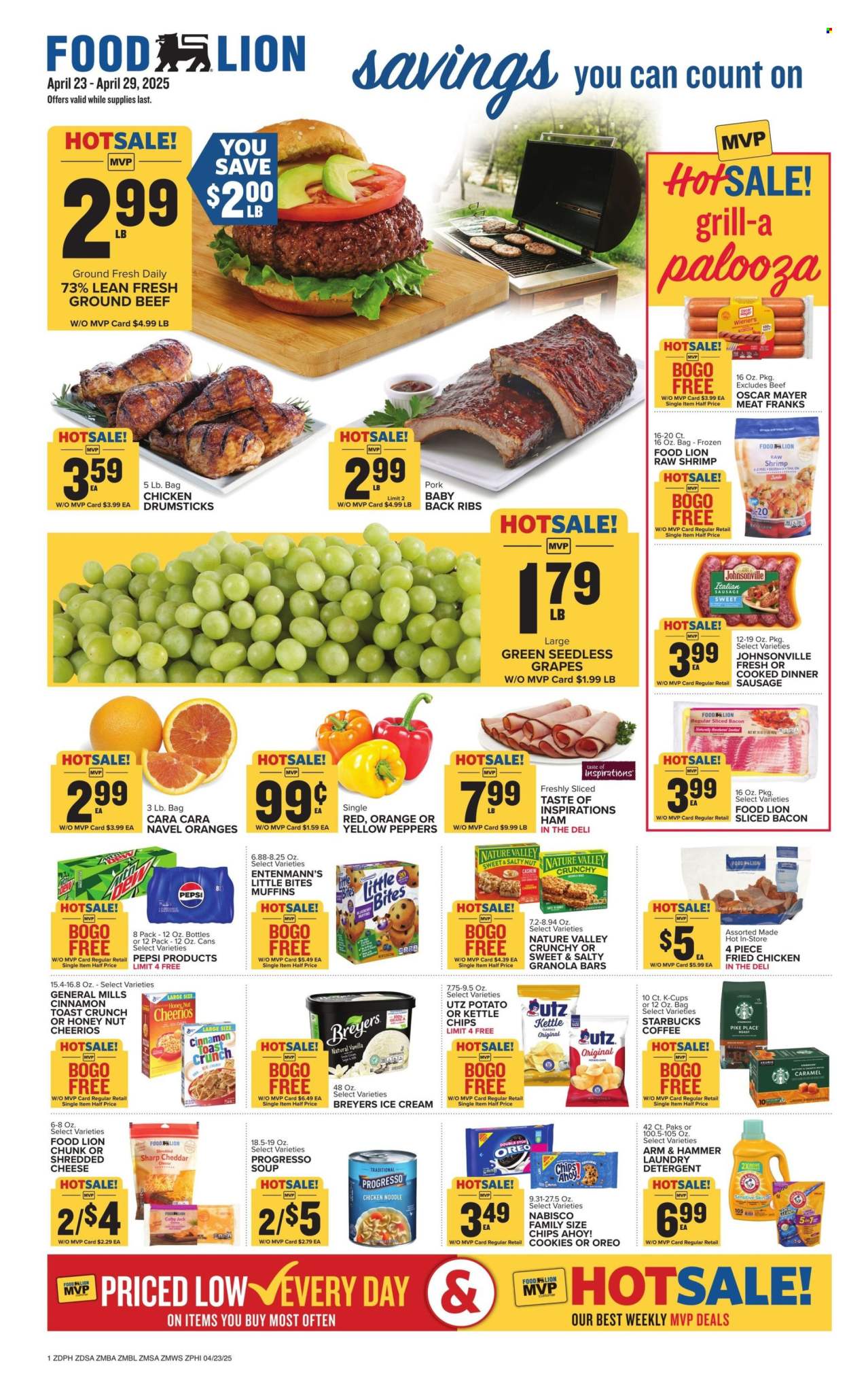Food Lion ad - 04/23/2025 - 04/29/2025. Page 1