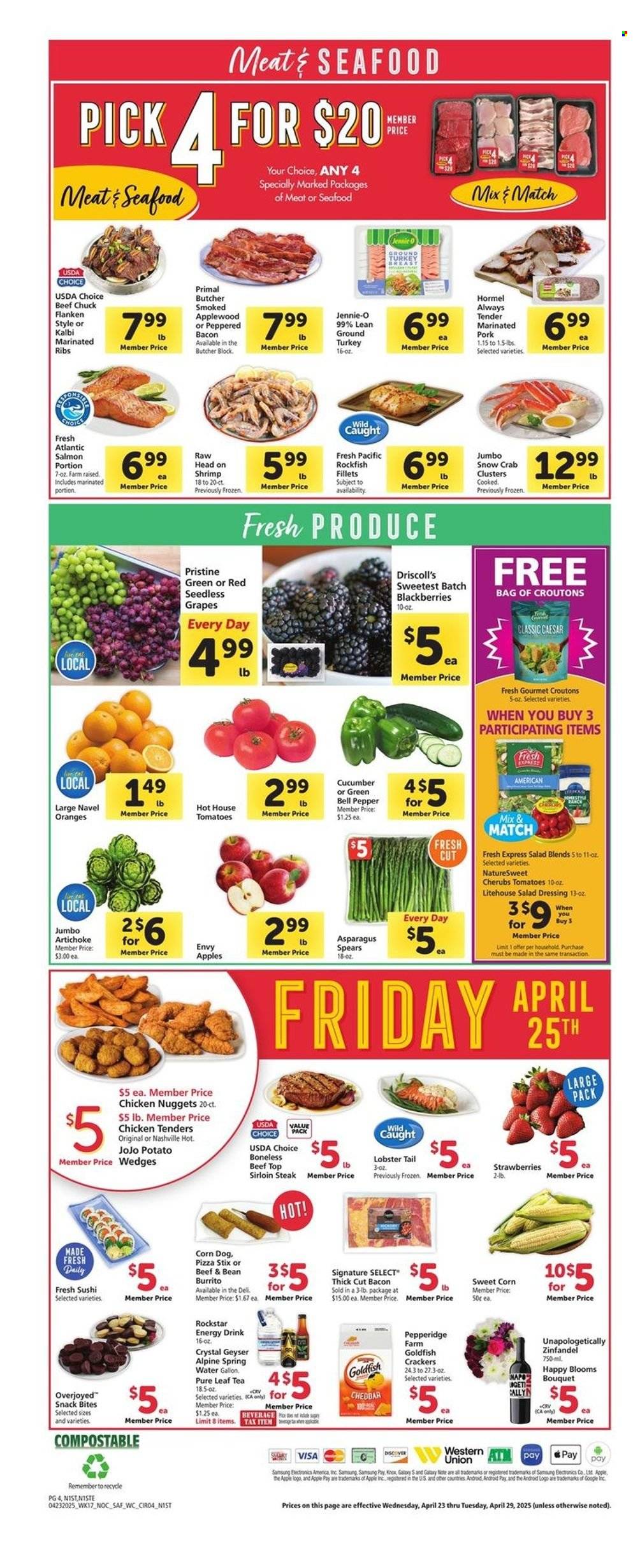 Safeway ad - 04/23/2025 - 04/29/2025. Page 4