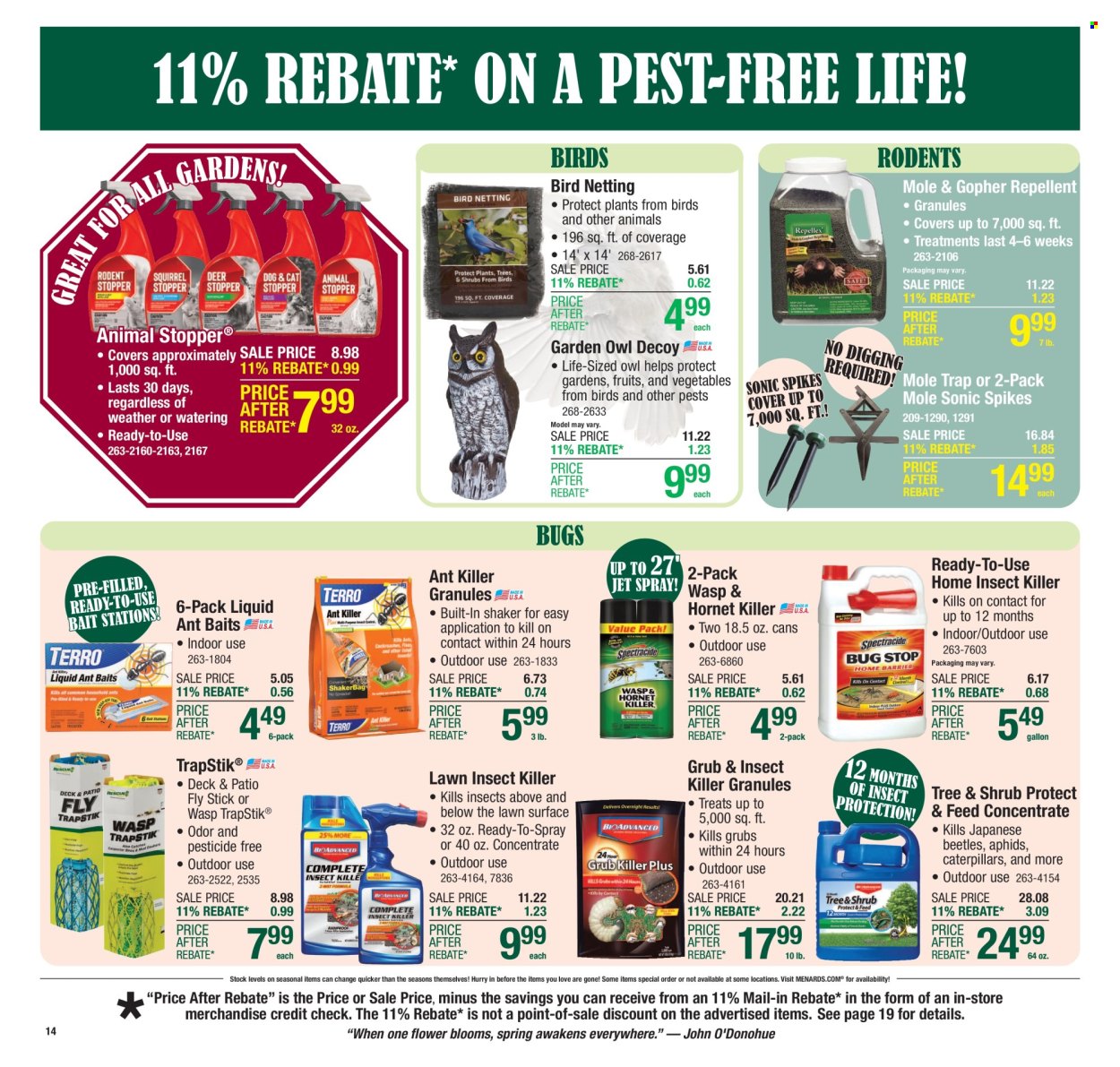 Menards ad - 04/24/2025 - 05/04/2025. Page 22