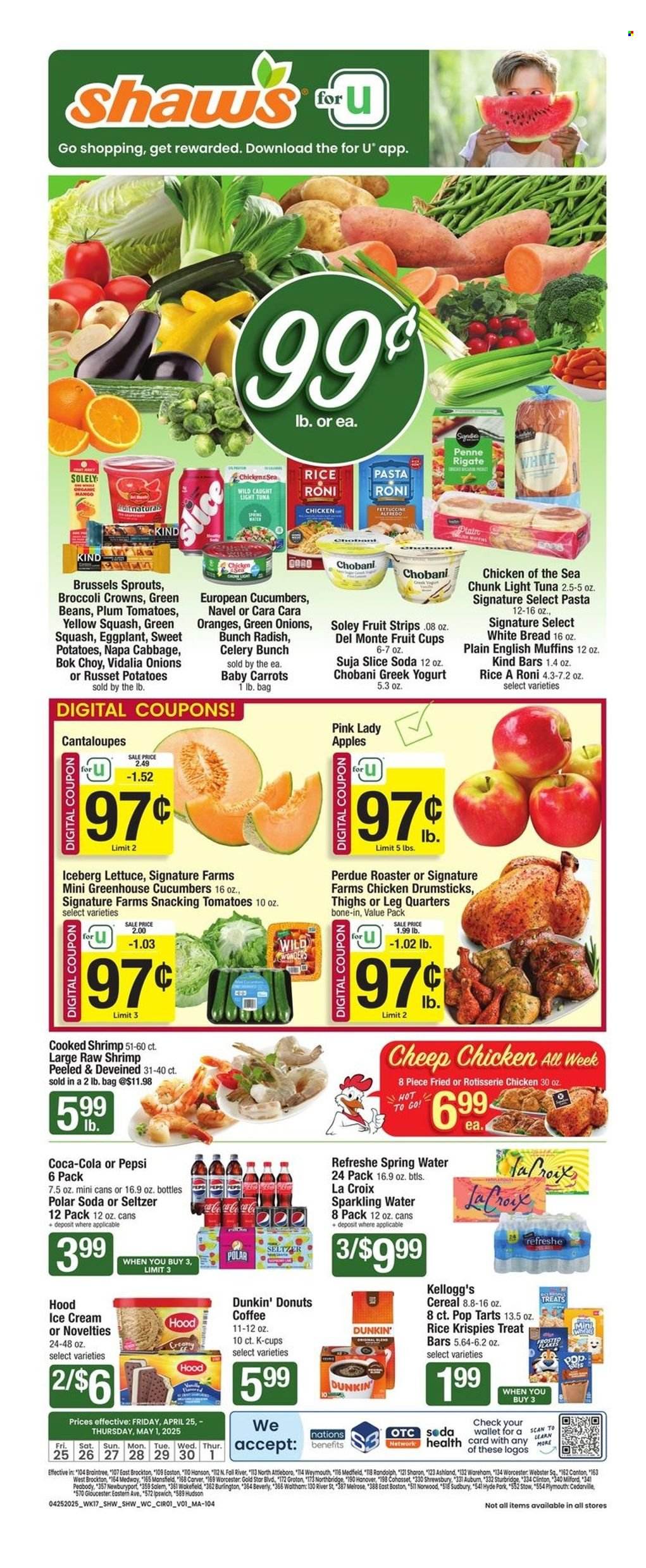 Shaw’s ad - 04/25/2025 - 05/01/2025. Page 1