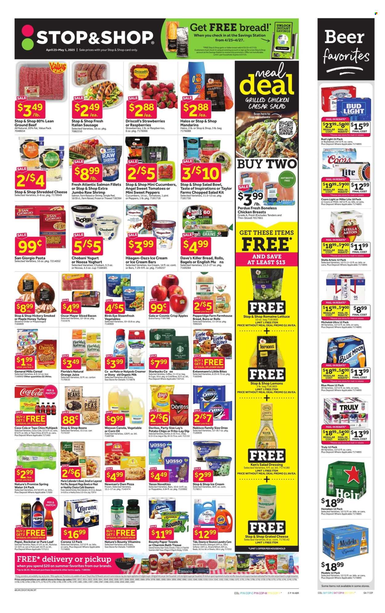 Stop & Shop ad - 04/25/2025 - 05/01/2025. Page 1