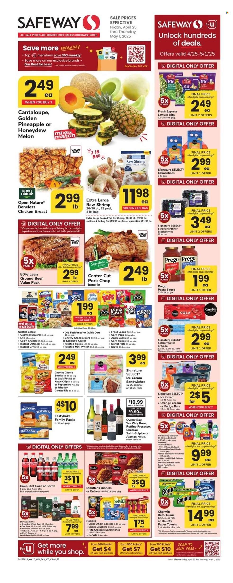Safeway ad - 04/25/2025 - 05/01/2025. Page 1