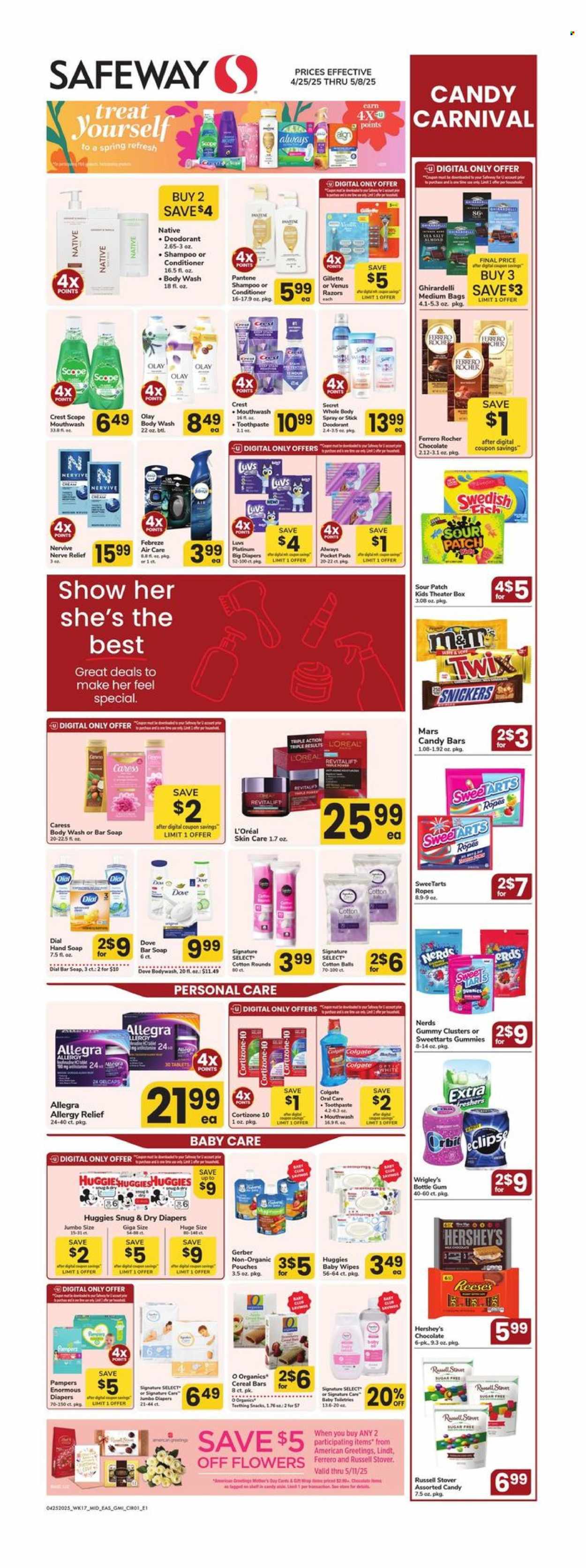 Safeway ad - 04/25/2025 - 05/08/2025. Page 1