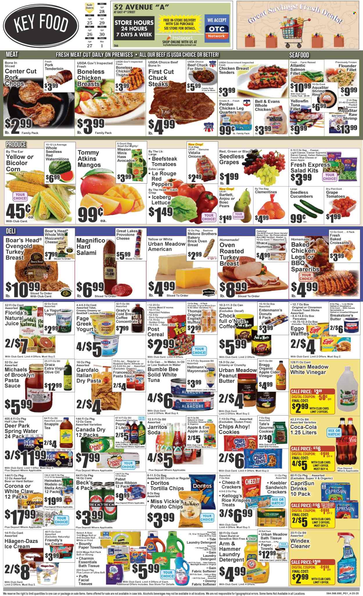 Key Food ad - 04/25/2025 - 05/01/2025. Page 1