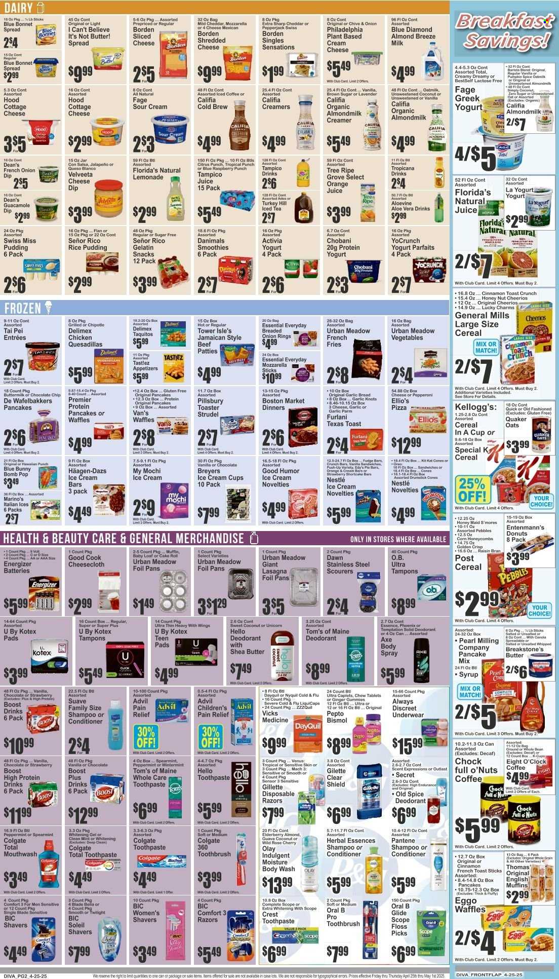 Key Food ad - 04/25/2025 - 05/01/2025. Page 2