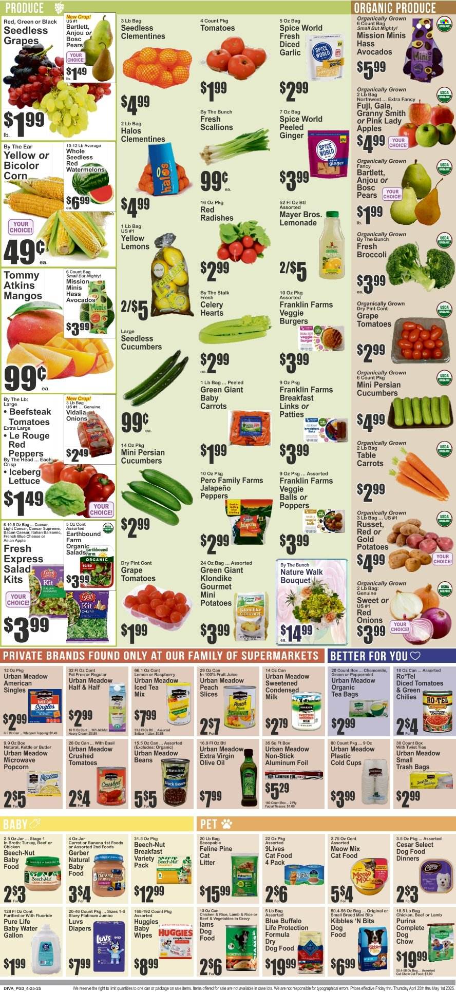 Key Food ad - 04/25/2025 - 05/01/2025. Page 3