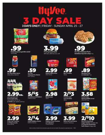 Hy-Vee Flyer - 04/25/2025 - 04/27/2025.
