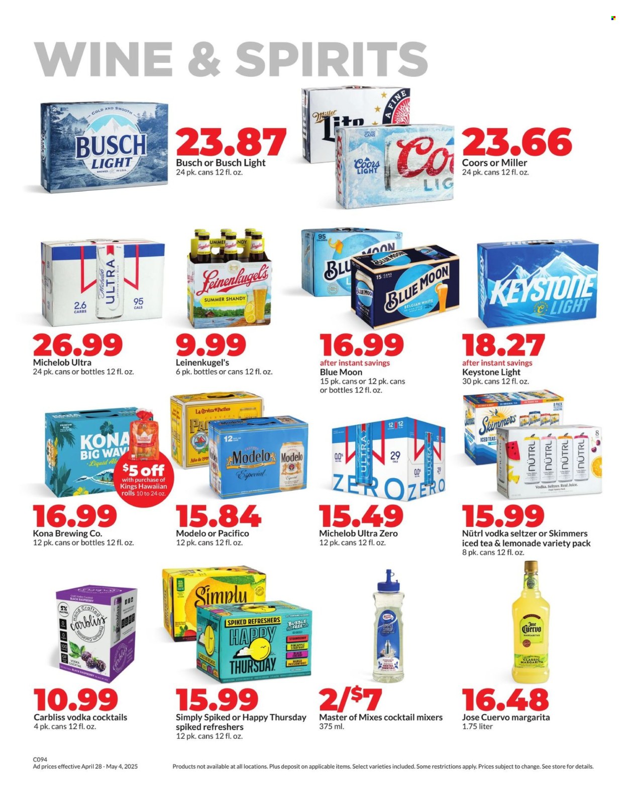 Hy-Vee ad - 04/28/2025 - 05/04/2025. Page 32