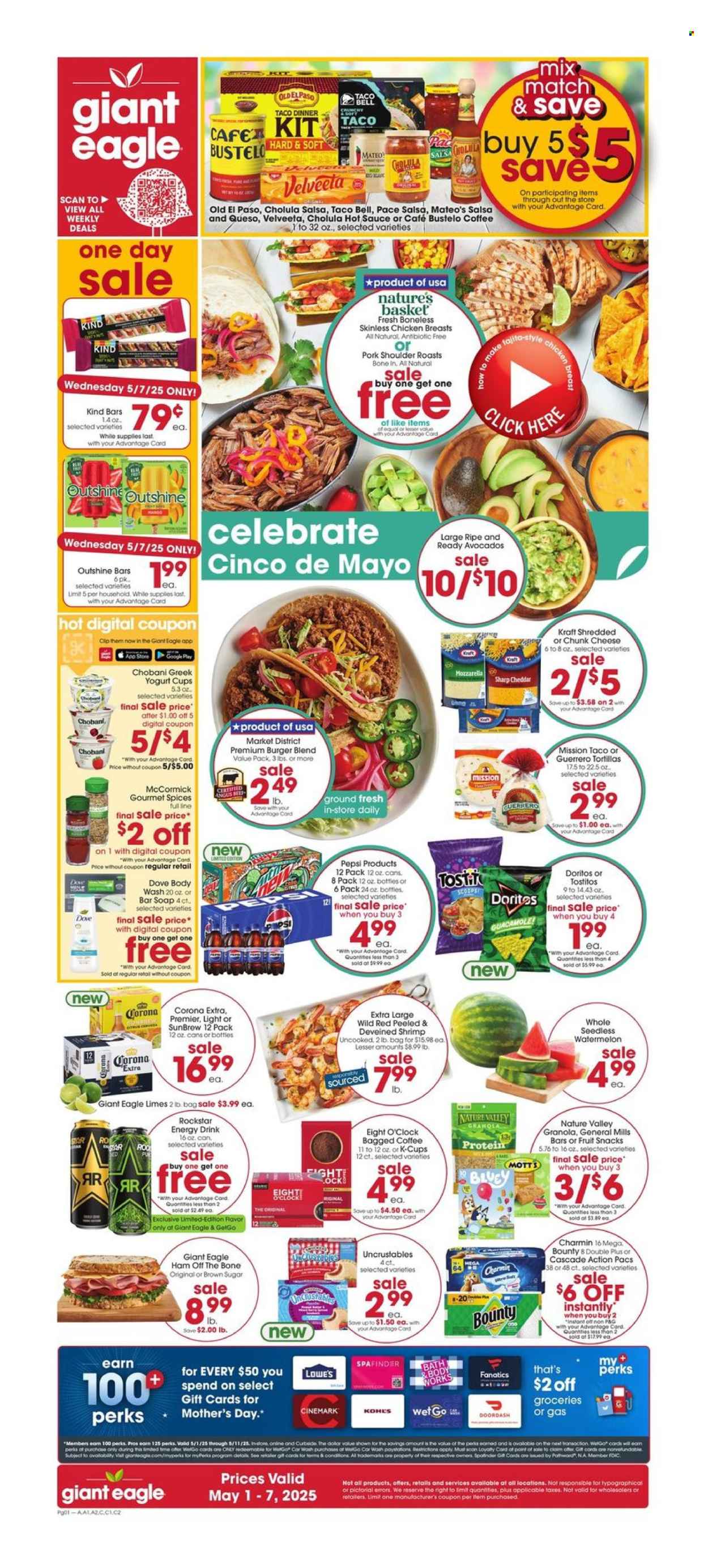Giant Eagle ad - 05/01/2025 - 05/07/2025. Page 1