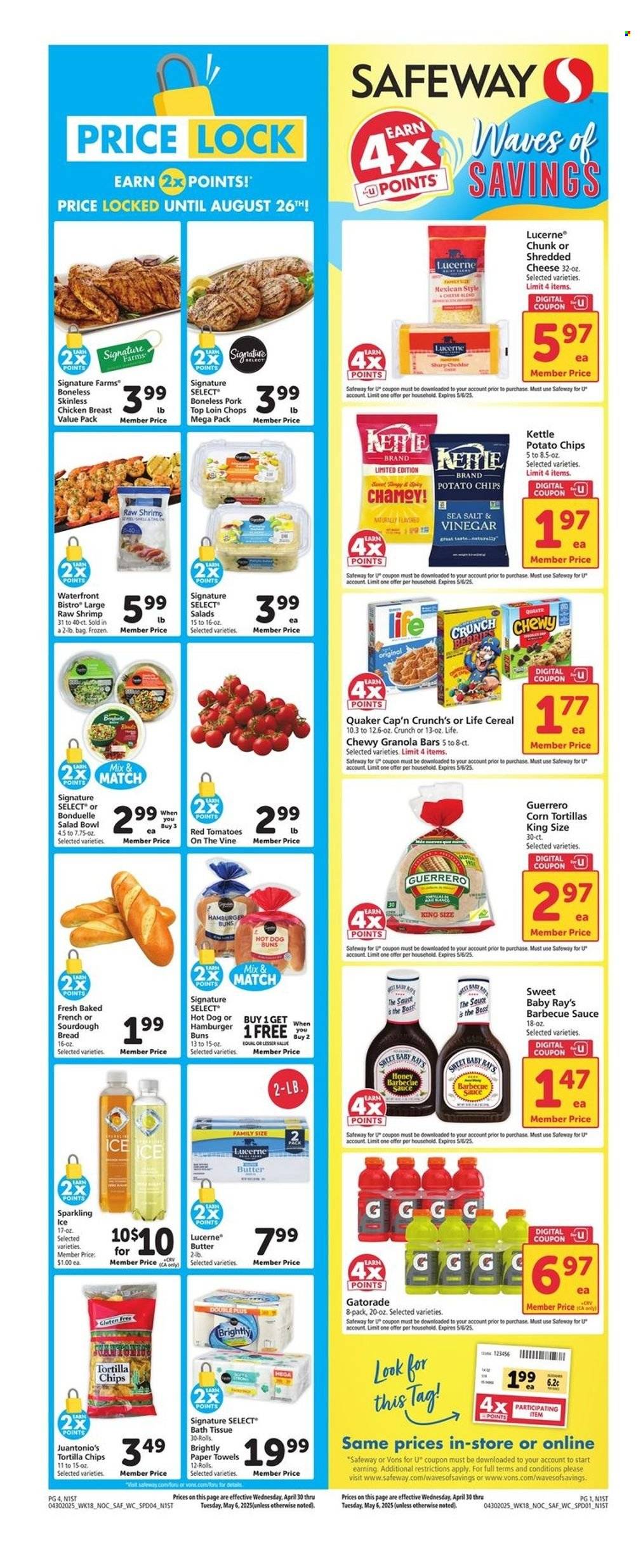 Safeway ad - 04/30/2025 - 05/06/2025. Page 1