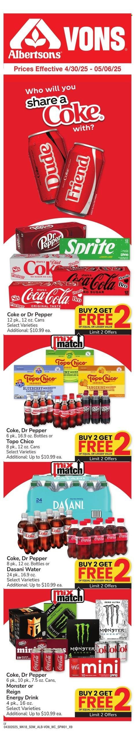 Albertsons ad - 04/30/2025 - 05/06/2025. Page 1
