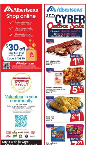 Albertsons Flyer - 04/30/2025 - 05/06/2025.