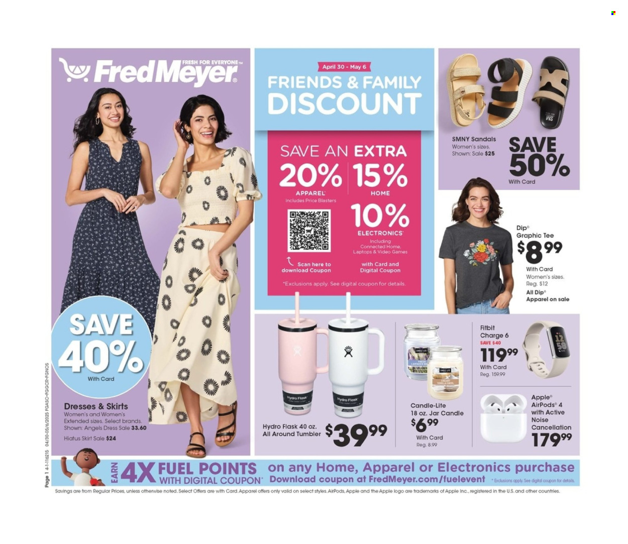 Fred Meyer ad - 04/30/2025 - 05/06/2025. Page 1