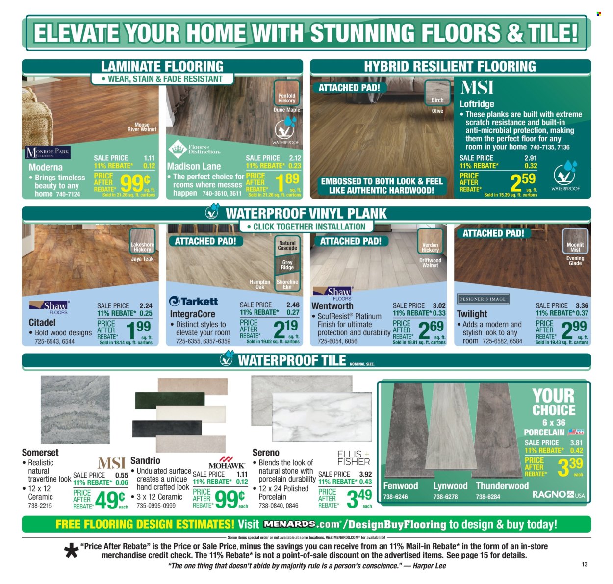 Menards ad - 05/01/2025 - 05/11/2025. Page 19