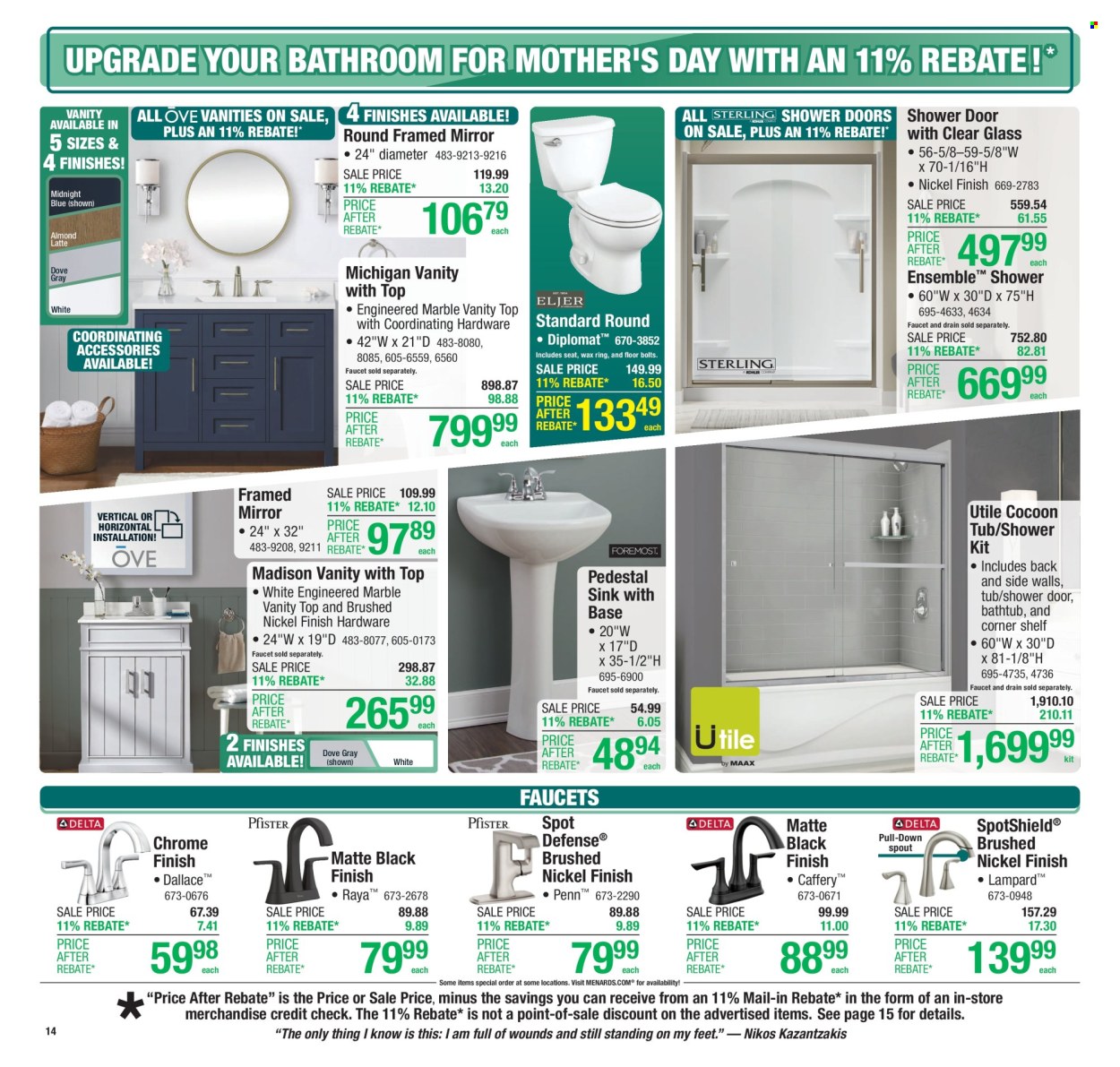 Menards ad - 05/01/2025 - 05/11/2025. Page 21