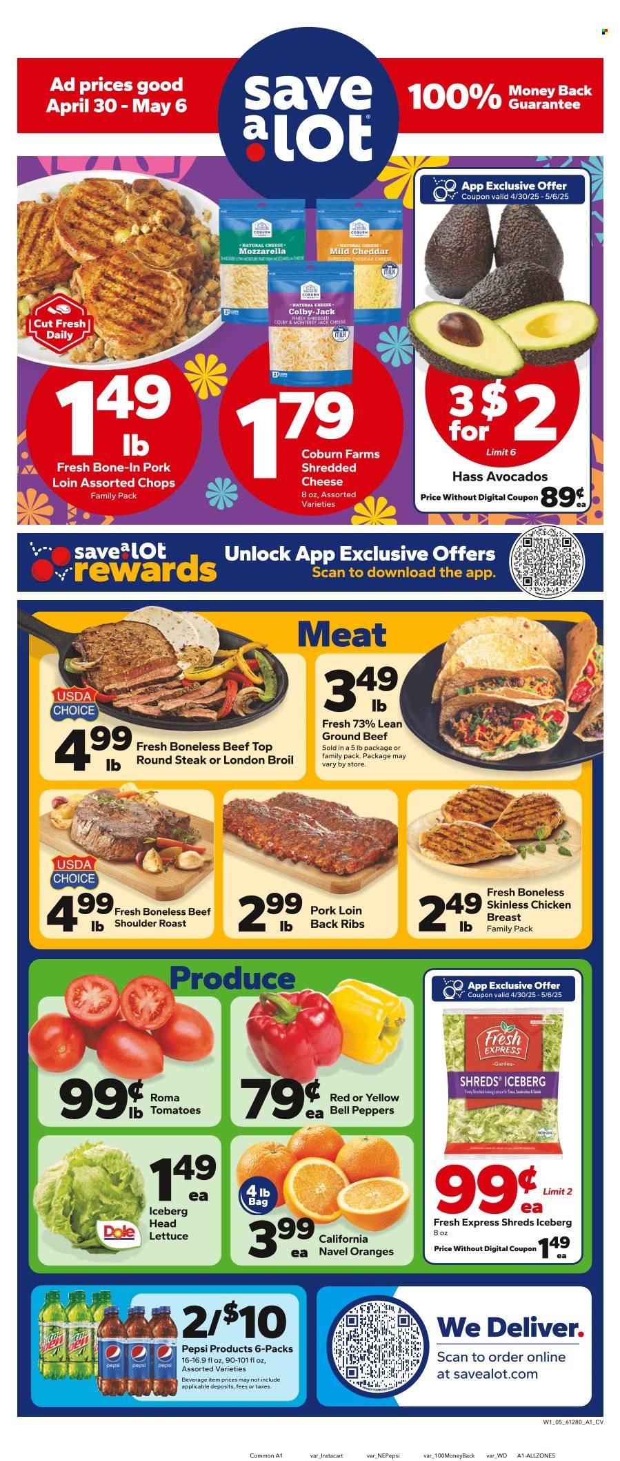 Save a Lot ad - 04/30/2025 - 05/06/2025. Page 1