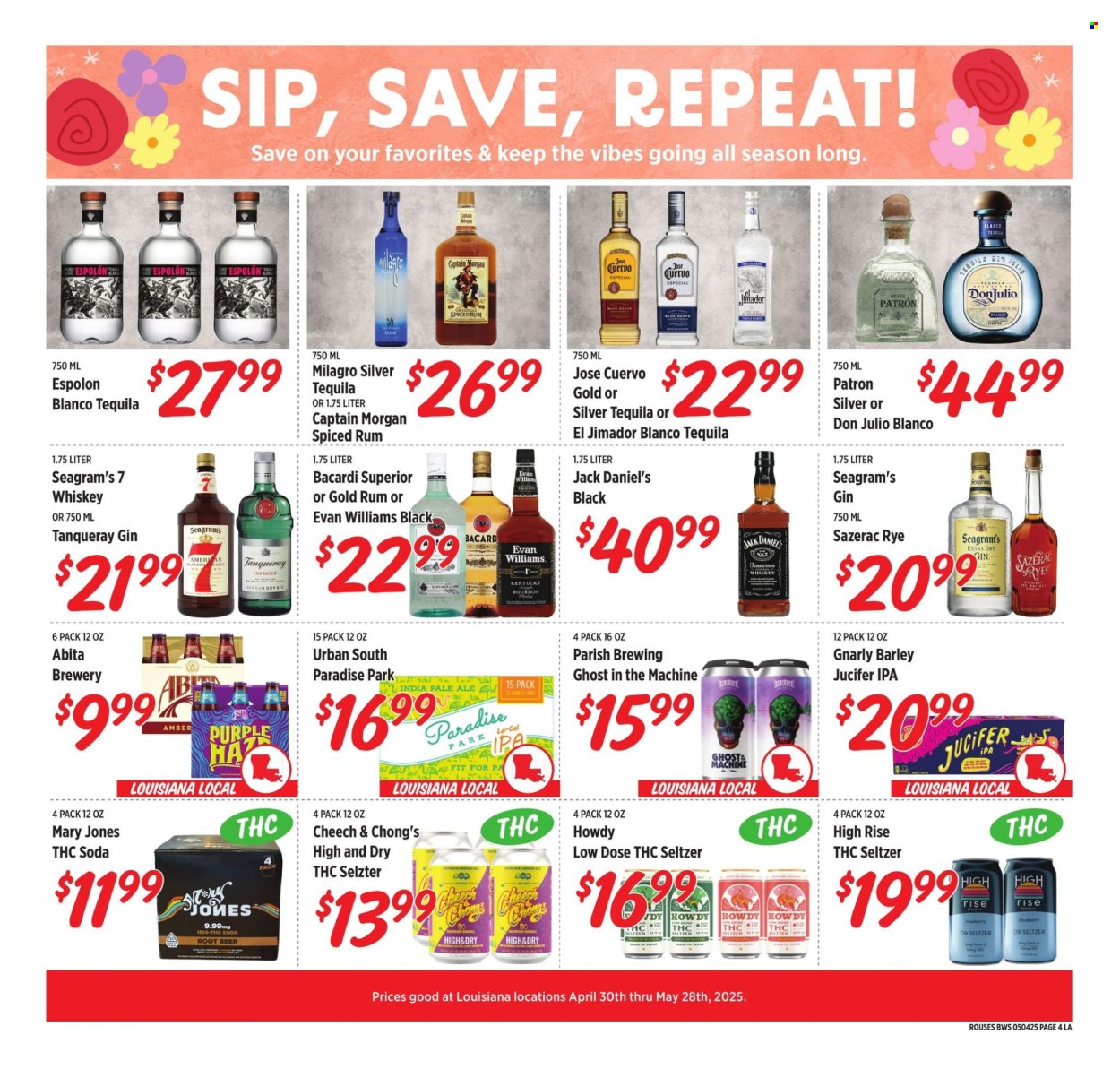 Rouses Markets ad - 04/30/2025 - 05/28/2025. Page 4