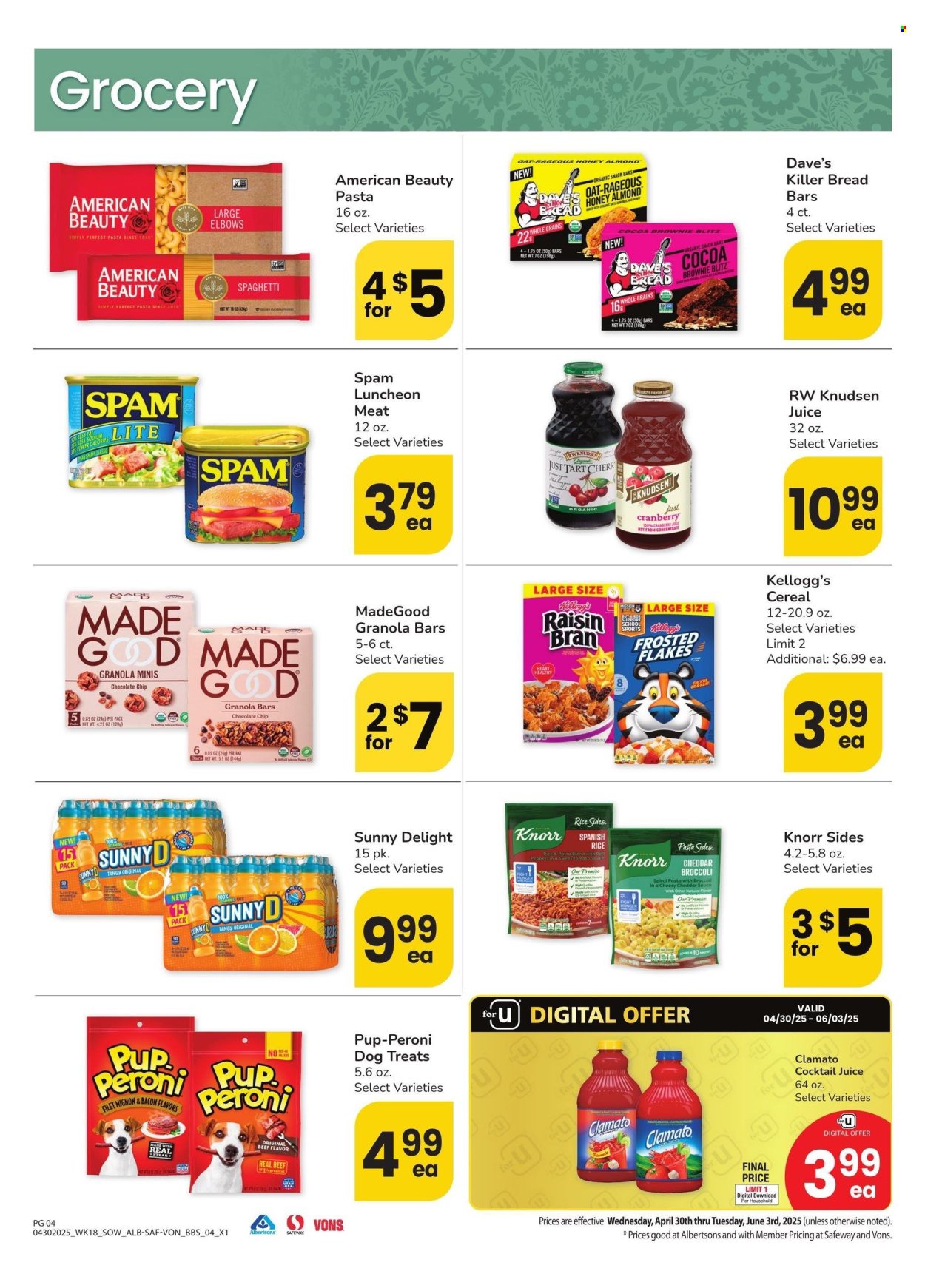 Albertsons ad - 04/30/2025 - 06/03/2025. Page 4
