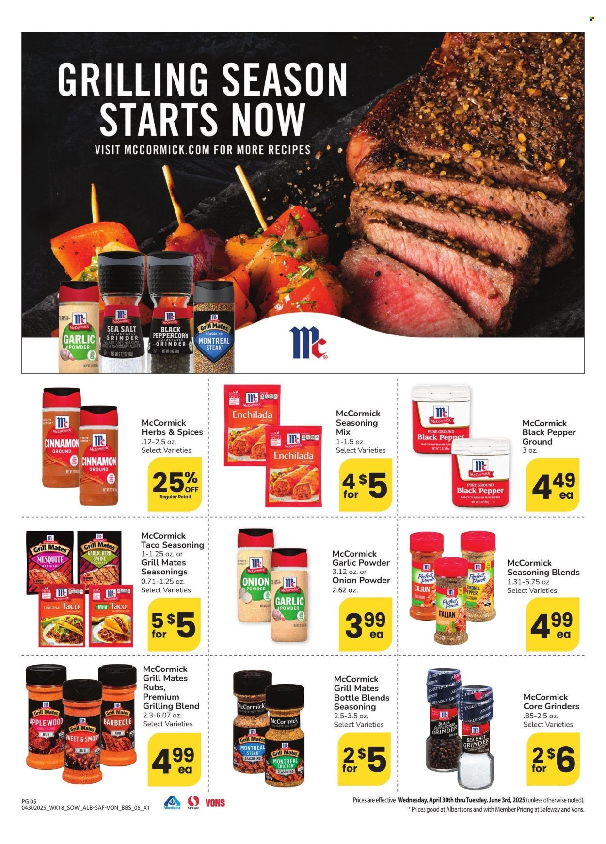 Albertsons ad - 04/30/2025 - 06/03/2025. Page 5