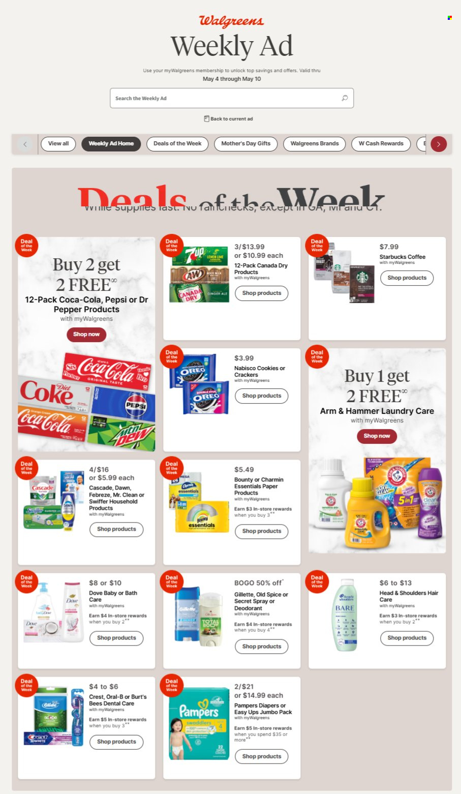 Walgreens ad - 05/04/2025 - 05/10/2025. Page 1