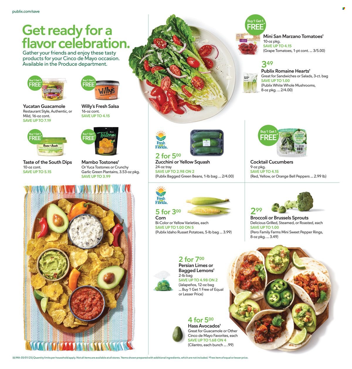 Publix ad - 05/01/2025 - 05/07/2025. Page 6