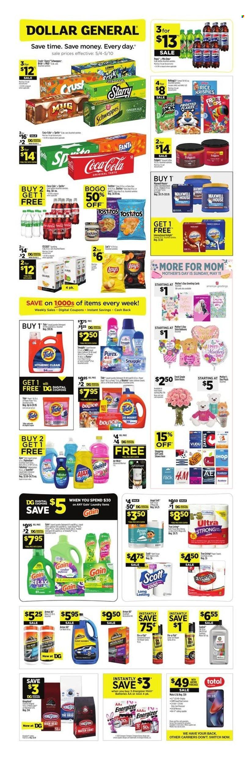 Dollar General ad - 05/04/2025 - 05/10/2025. Page 1