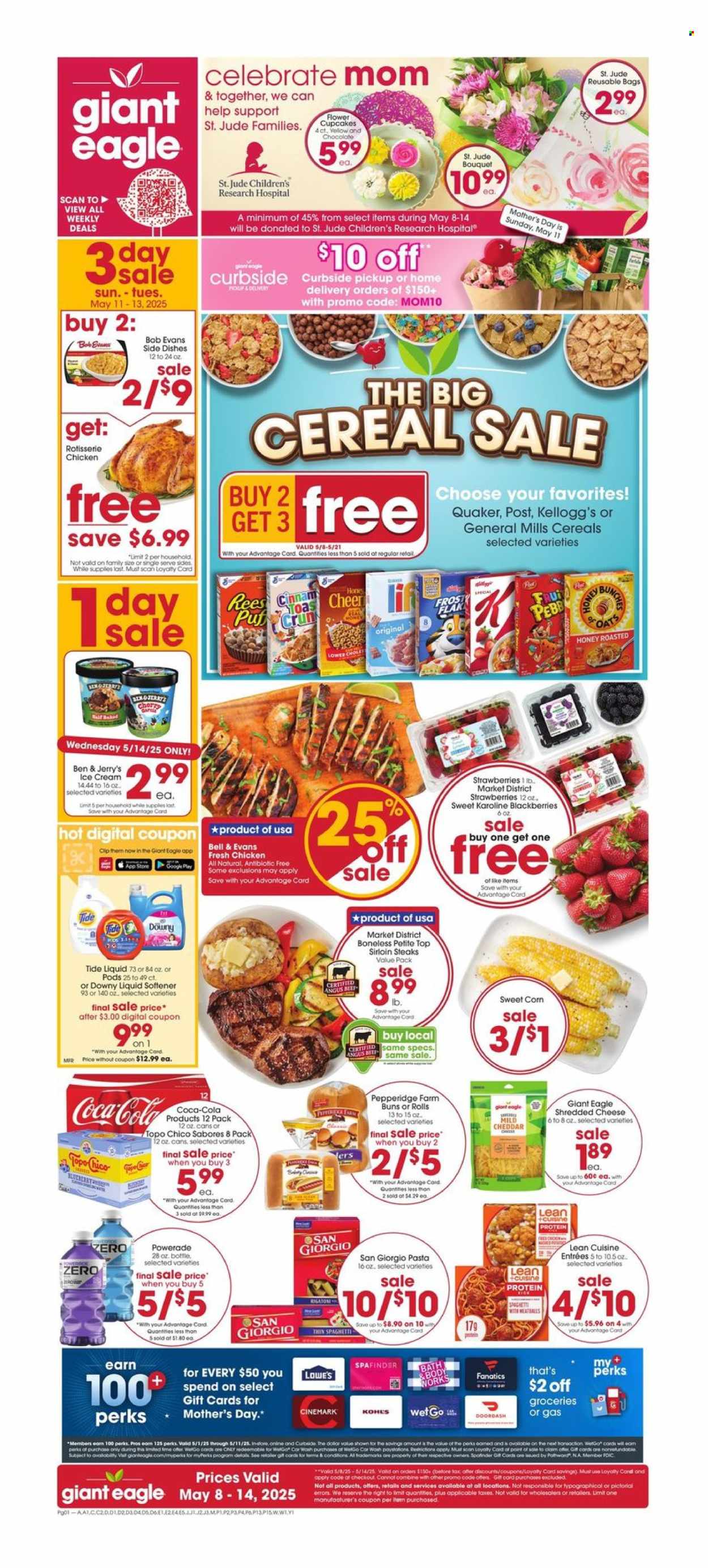 Giant Eagle ad - 05/08/2025 - 05/14/2025. Page 1