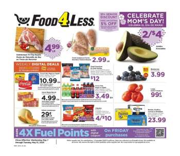 Food 4 Less Flyer - 05/07/2025 - 05/13/2025.