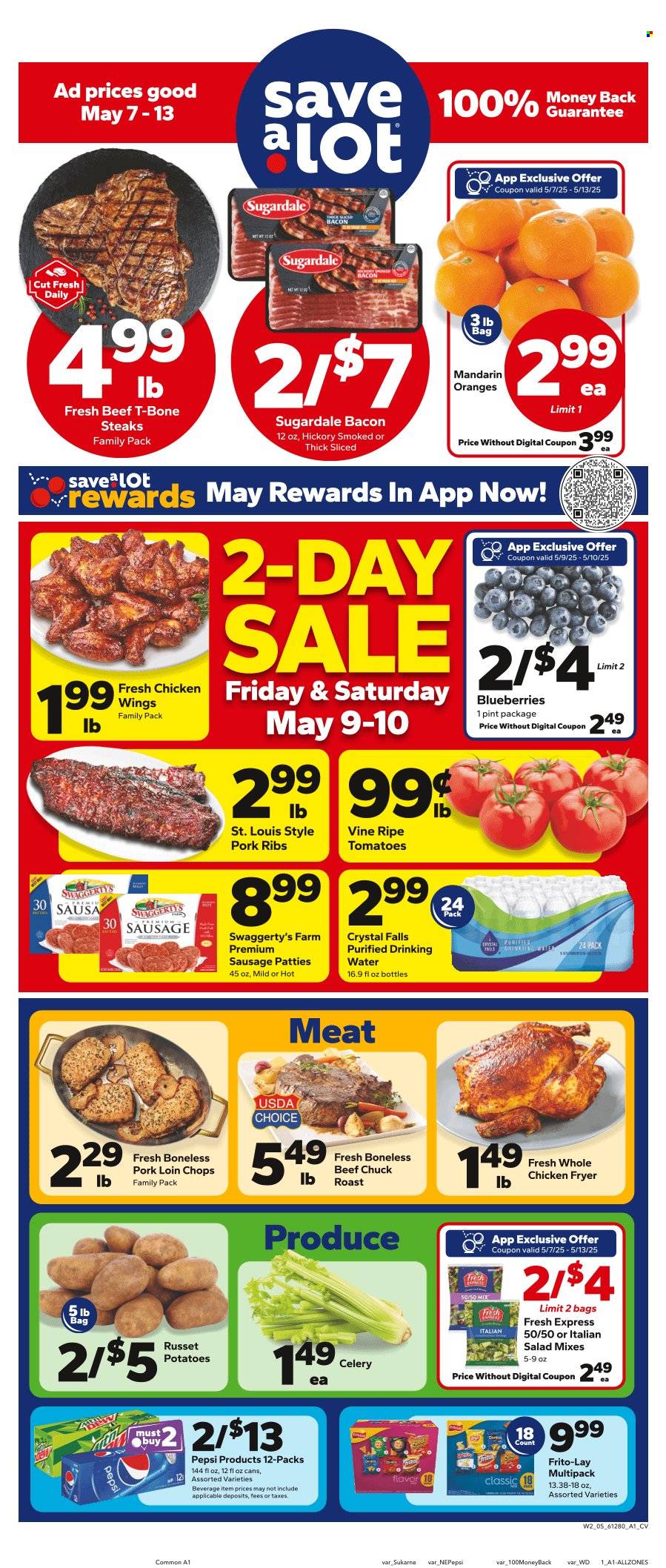 Save a Lot ad - 05/07/2025 - 05/13/2025. Page 1