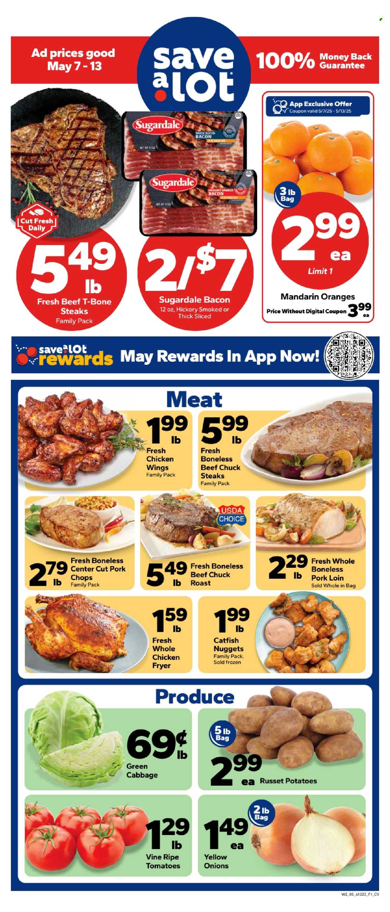 Save a Lot ad - 05/07/2025 - 05/13/2025. Page 1