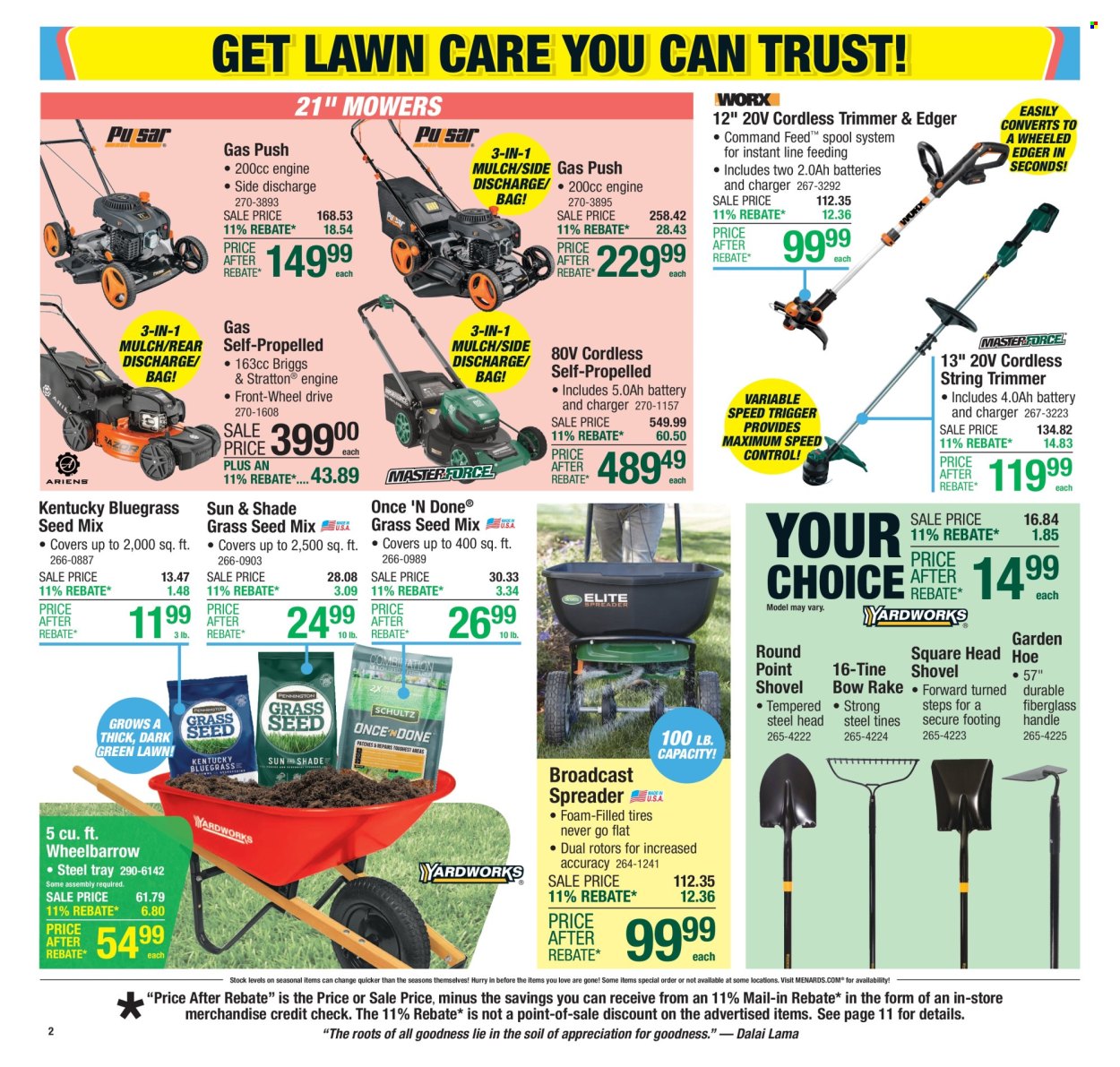 Menards ad - 05/08/2025 - 05/18/2025. Page 4