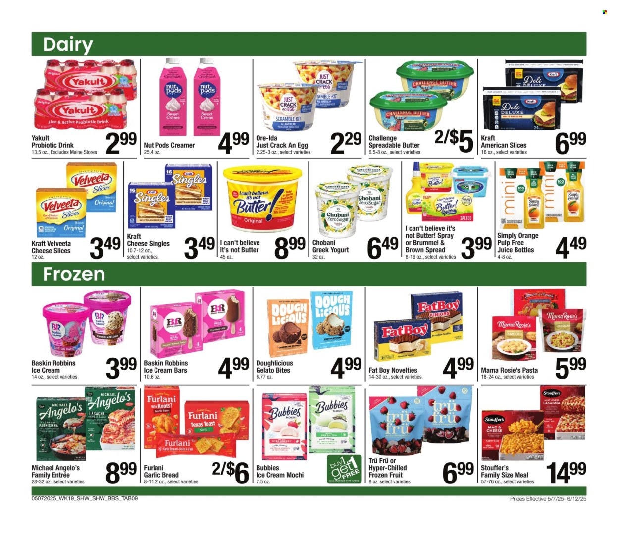 Shaw’s ad - 05/07/2025 - 06/12/2025. Page 9