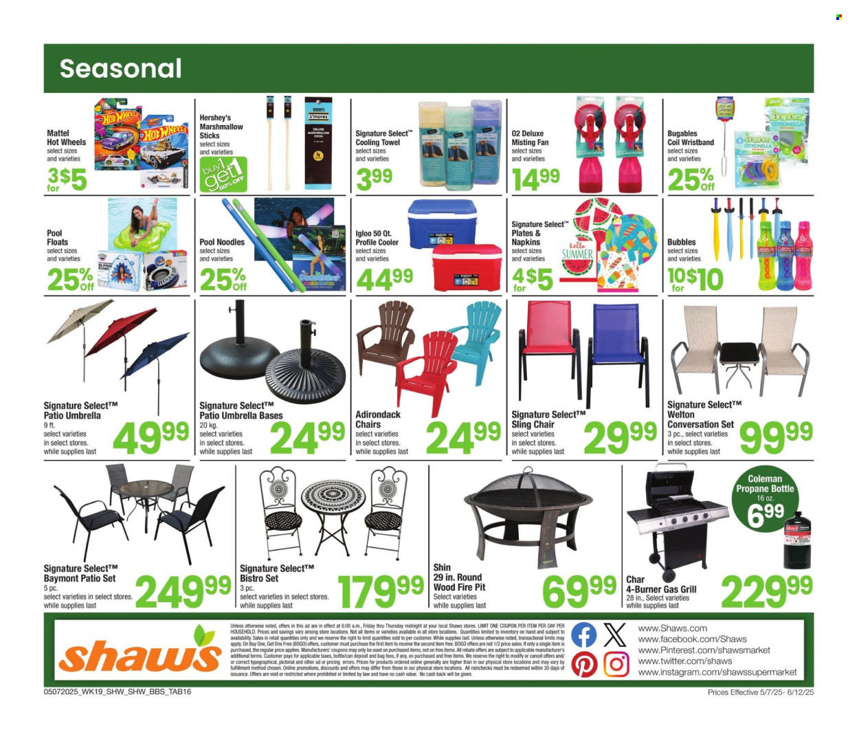 Shaw’s ad - 05/07/2025 - 06/12/2025. Page 16