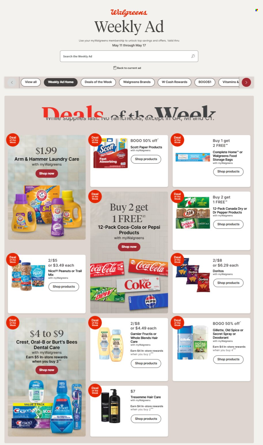 Walgreens ad - 05/11/2025 - 05/17/2025. Page 1