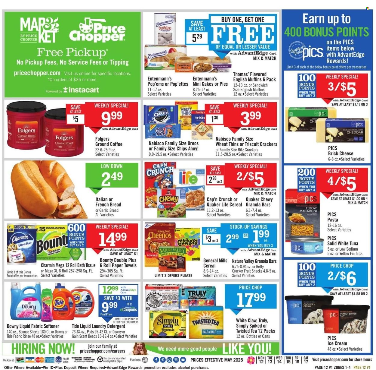 Price Chopper ad - 05/11/2025 - 05/17/2025. Page 12