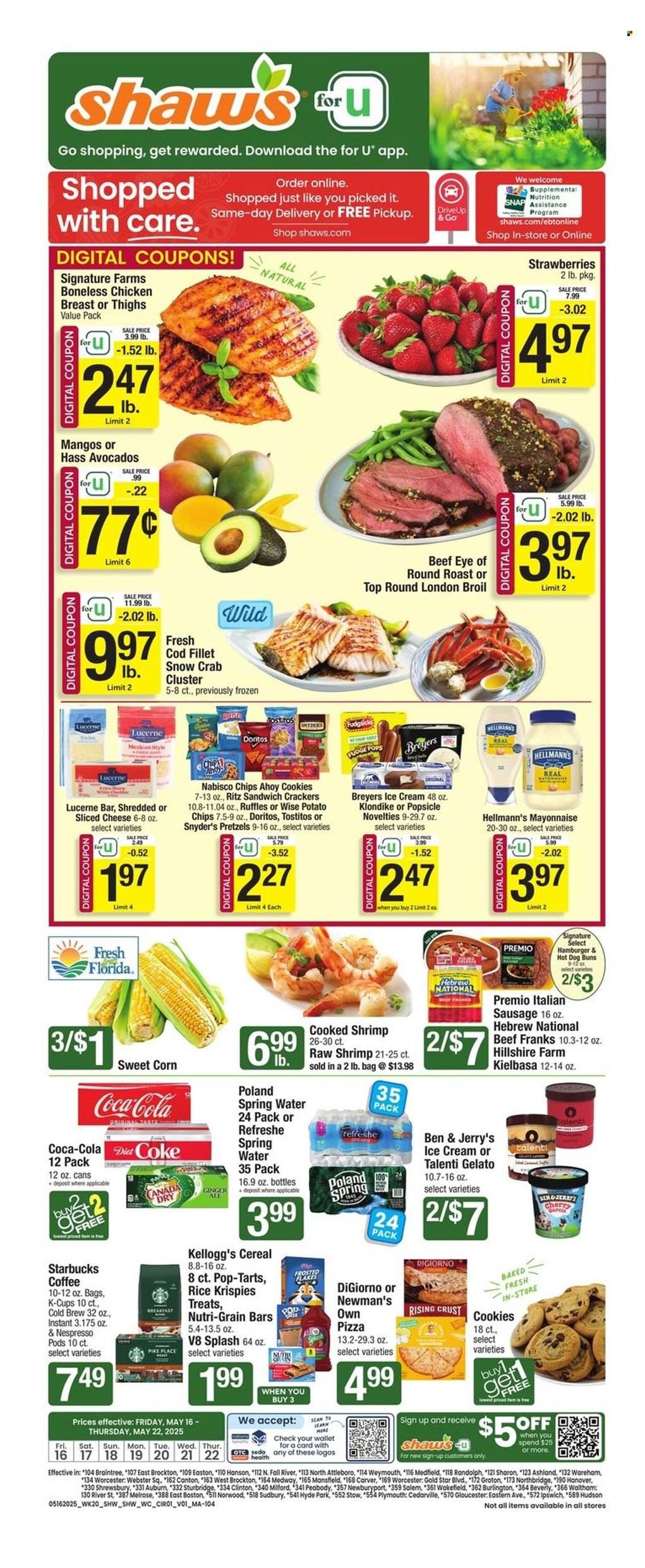 Shaw’s ad - 05/16/2025 - 05/22/2025. Page 1