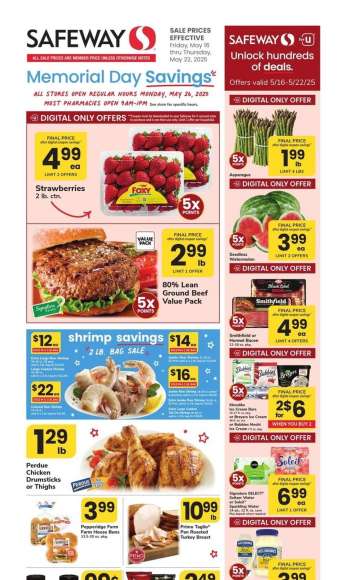 Safeway Flyer - 05/16/2025 - 05/22/2025.