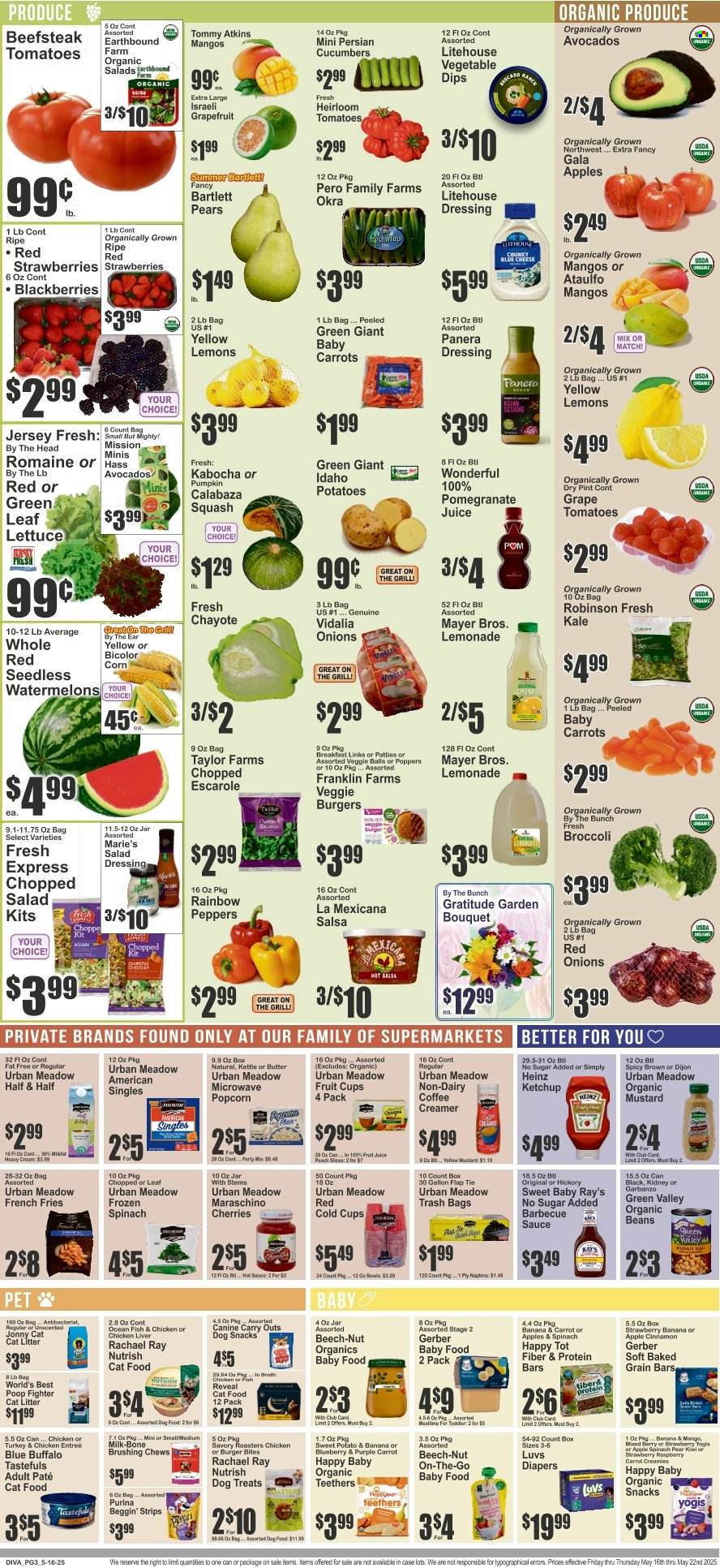 Key Food ad - 05/16/2025 - 05/22/2025. Page 3