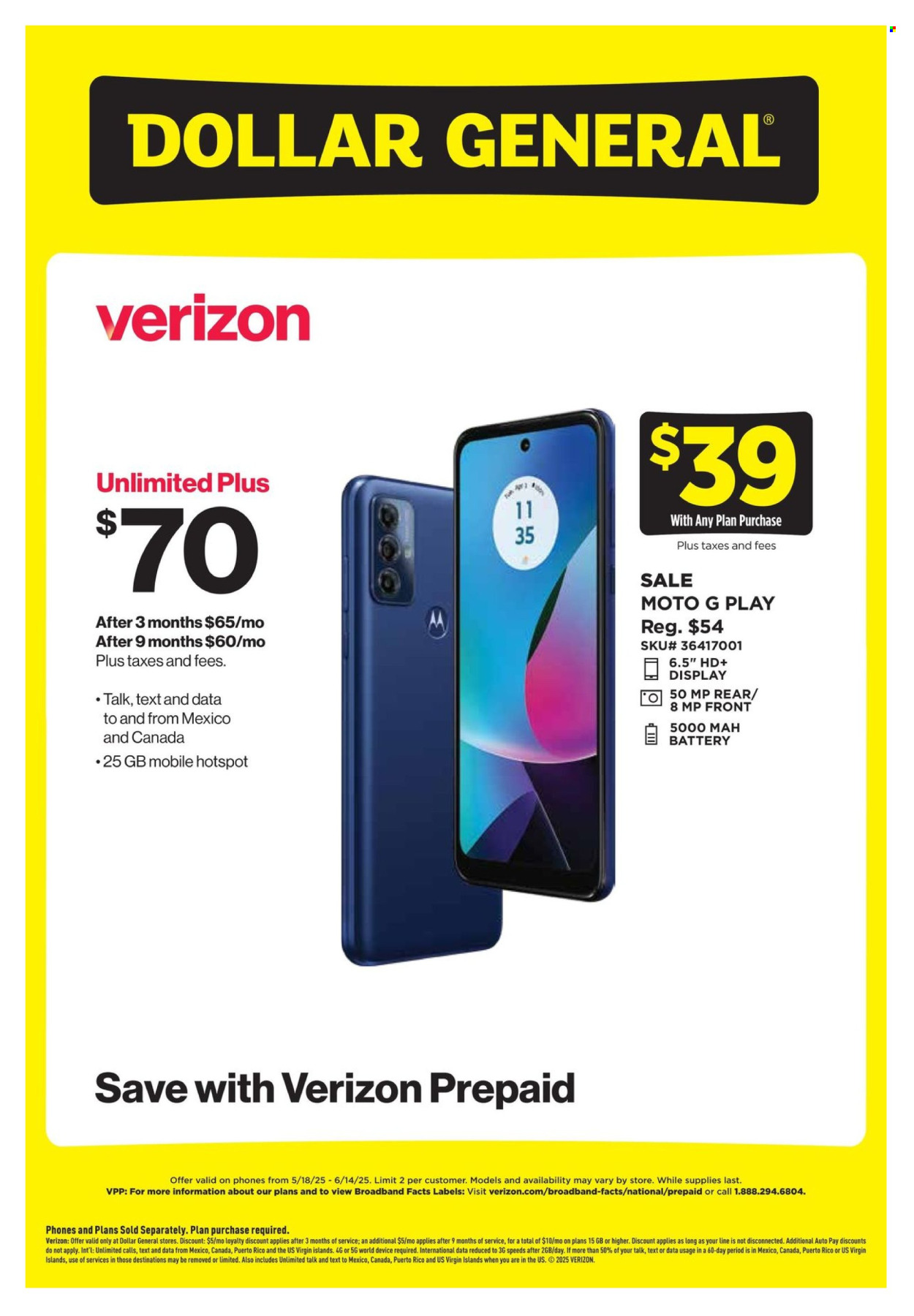 Dollar General ad - 05/18/2025 - 06/14/2025. Page 2