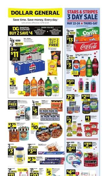Dollar General Flyer - 05/18/2025 - 05/24/2025.