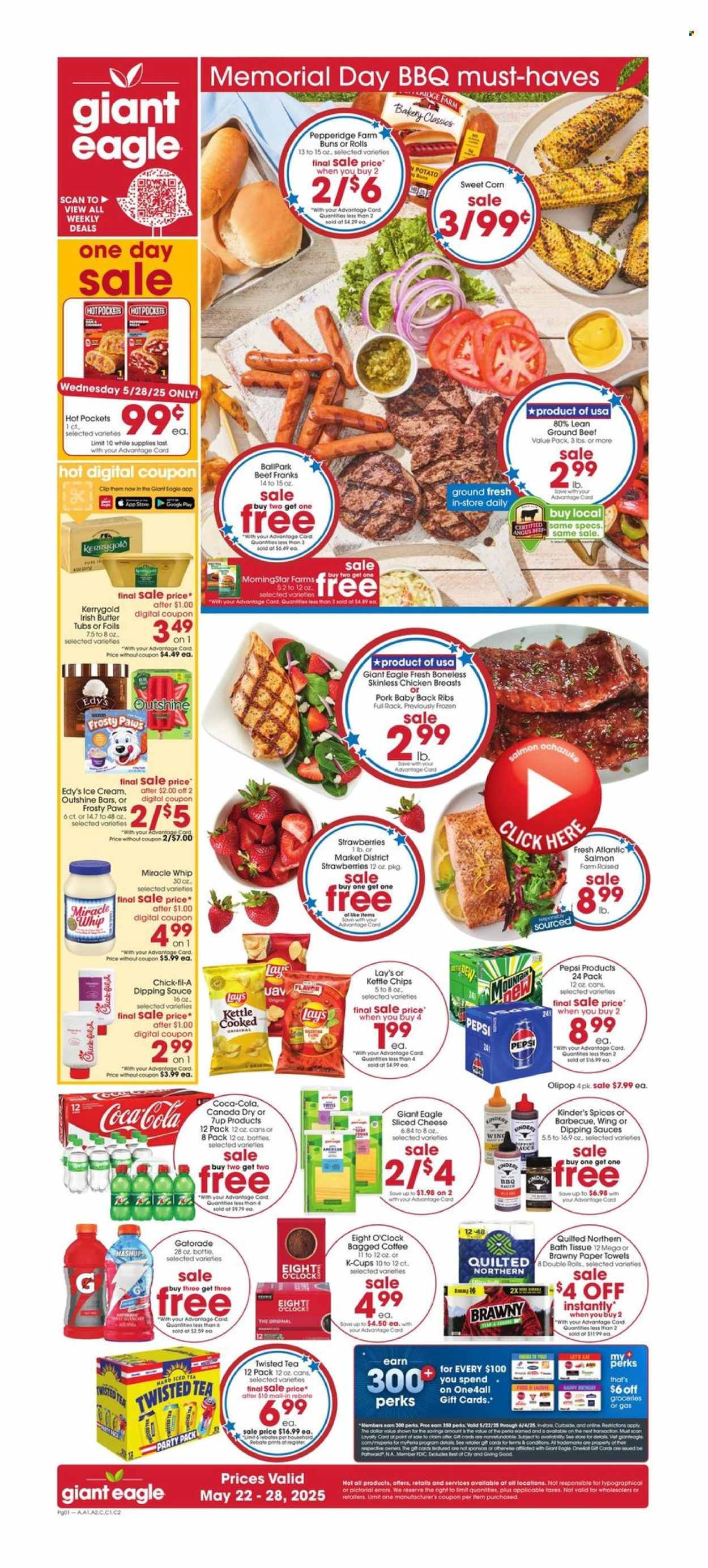 Giant Eagle ad - 05/22/2025 - 05/28/2025. Page 1